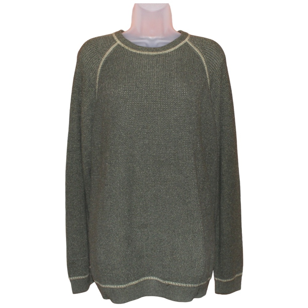 G.H. Bass army green sweater size XL